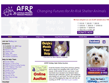 Tablet Screenshot of animalfriendsrescue.org